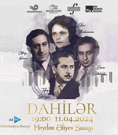 "Dahilər" на сцене Дворца Гейдара Алиева