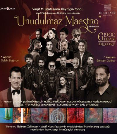Vaqif Mustafazadənin 85 illiyinə həsr olunmuş konsert