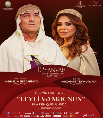 “Leyli və Məcnun” operasının nümayişi keçirildi